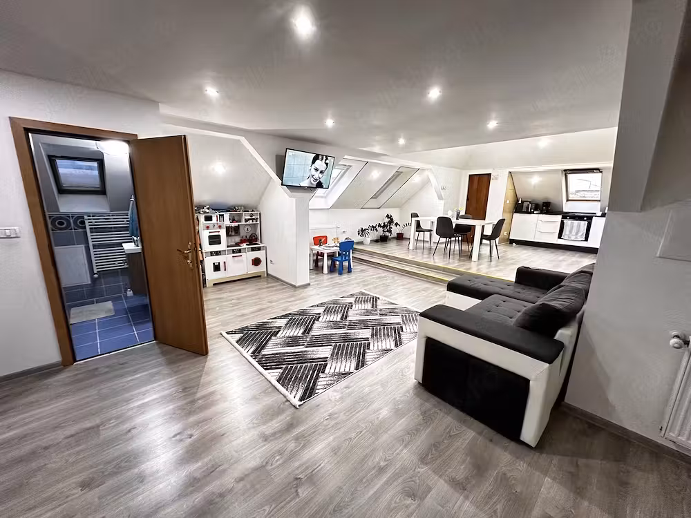 Apartament   mansarda de vanzare la curte comuna