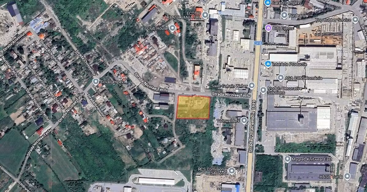 Teren Construcții intravilan de vânzare de 5500 mp, în Turda