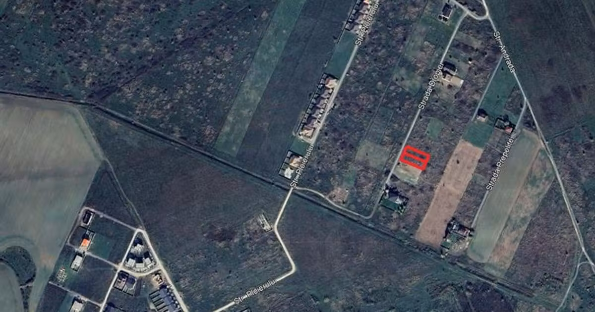 Teren Construcții intravilan de vânzare de 780 mp, în Moșnița Nouă