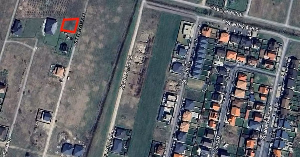 Teren Construcții intravilan de vânzare de 626 mp, în Moșnița Nouă