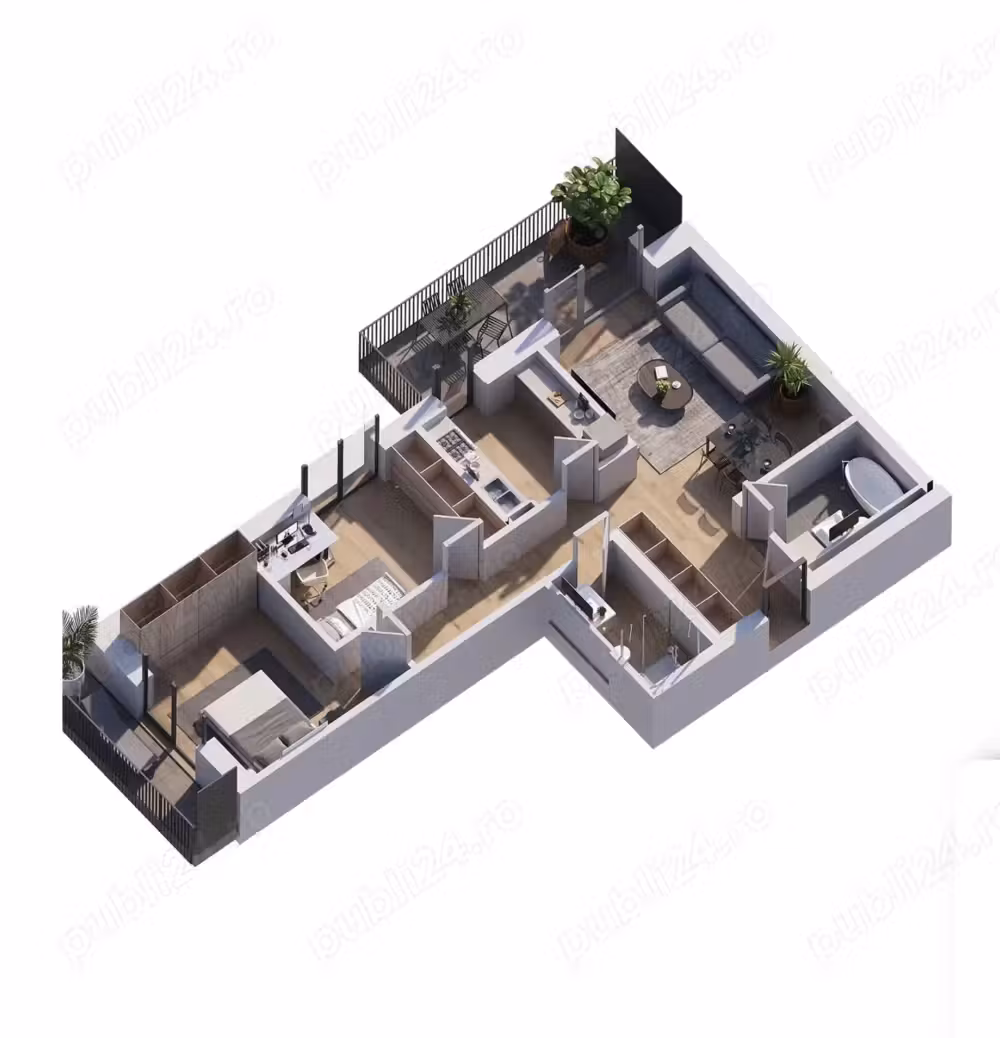 Apartament 3 camere Estoria City
