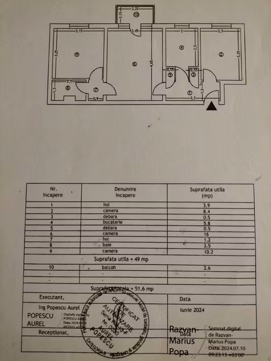 Apartament Zimbru