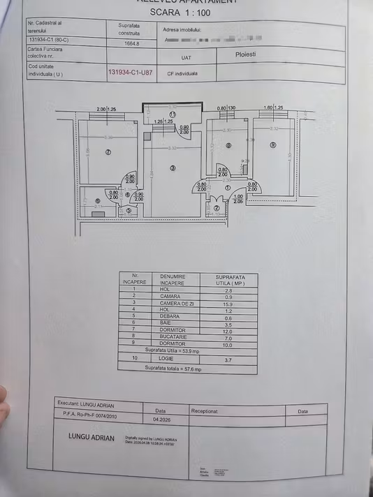 Apartament Nord-Est