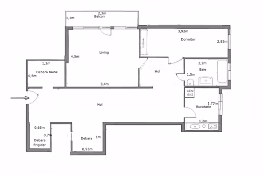 Apartament Lunca