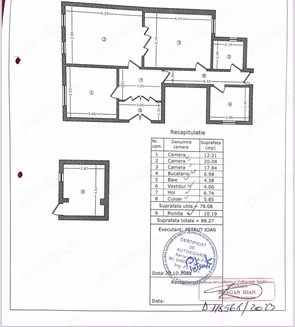 Apartament 3 camere in vila, Gara de Nord - Calea Grivitei