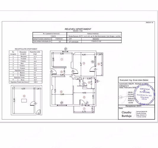 Apartament Ghermanesti