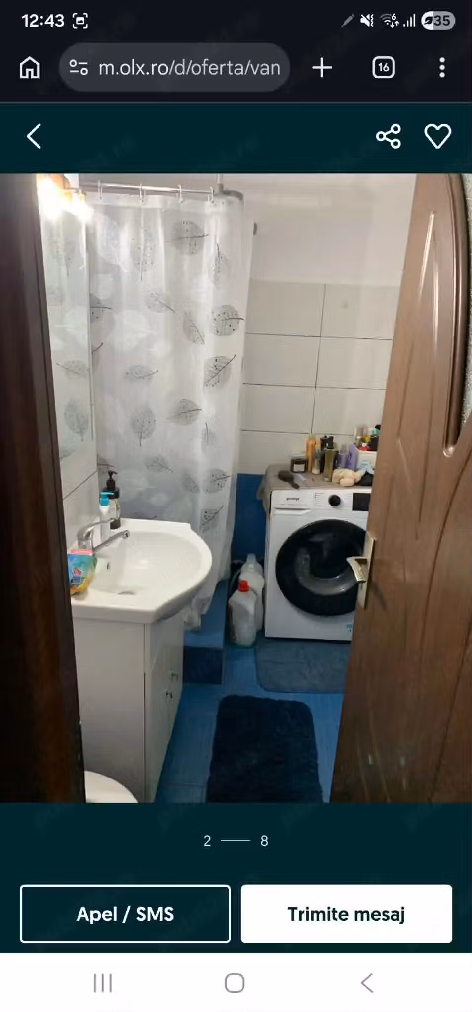 Garsoniera cu terasa