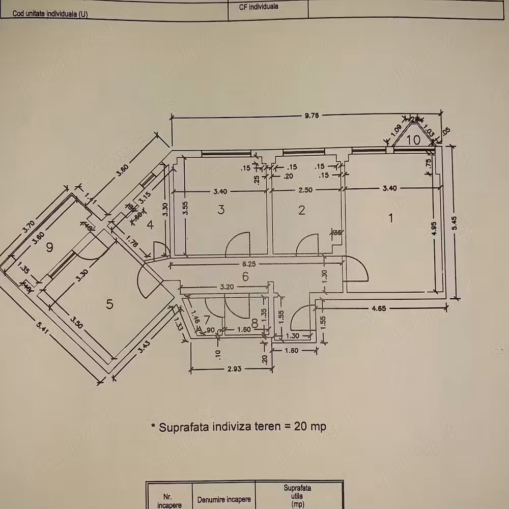 Vând apartament cu 3 camere în Slobozia