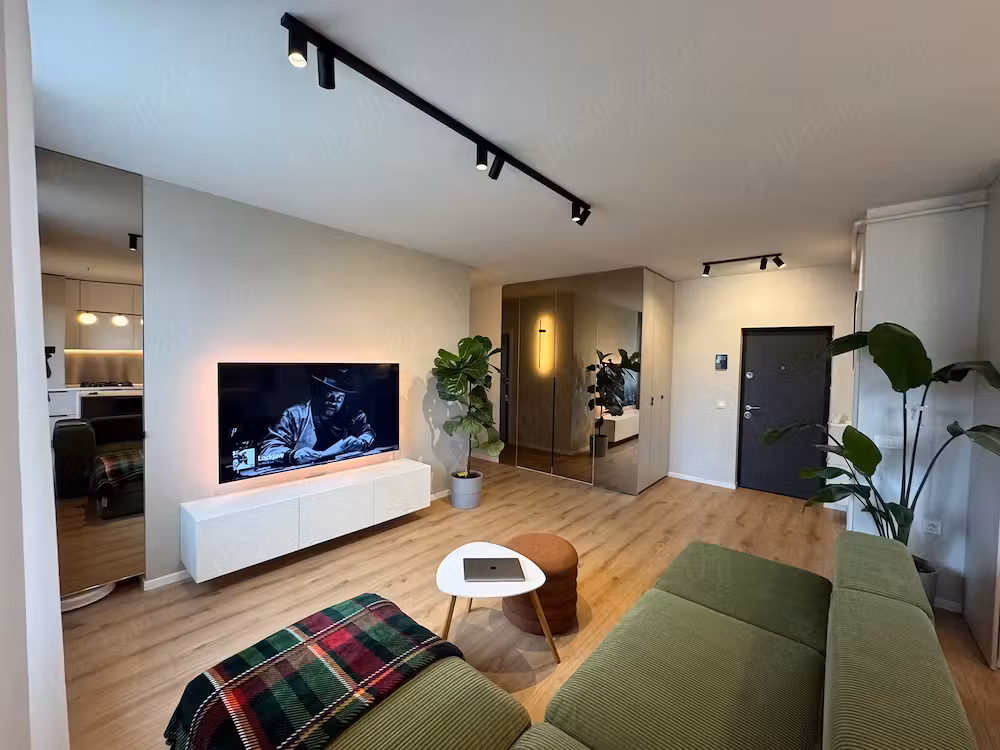 Apartament 3 camere, mobilat și utilat, parcare subterană, bloc nou
