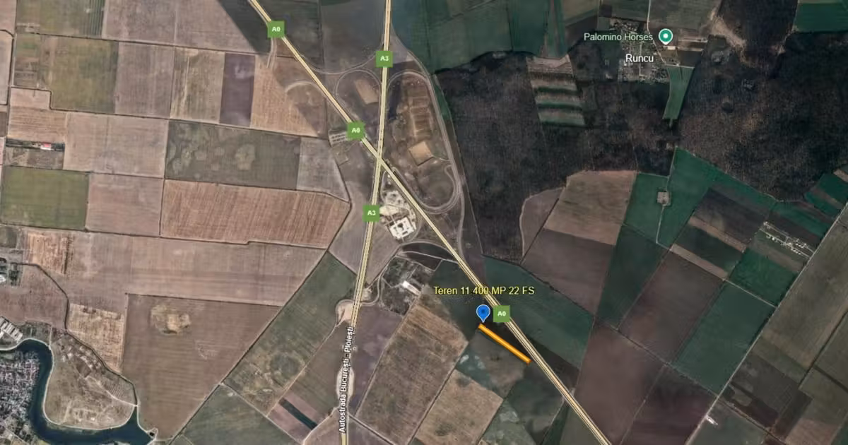 Teren agricol intravilan de vânzare de 11400 mp, în Ștefăneștii de Jos