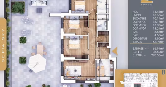 Apartament Titan