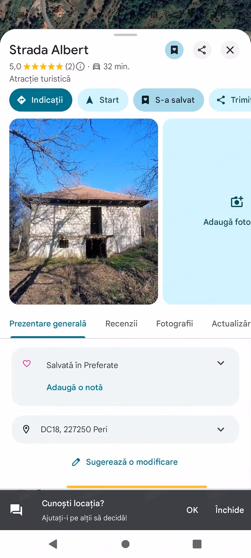 Casa Mehedinti sat Peri in centru