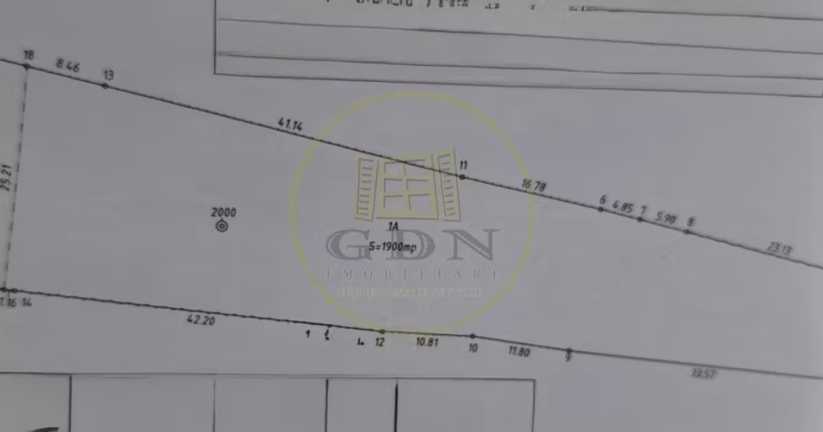 Teren Construcții intravilan de vânzare de 1900 mp, în Șimnicu de Sus