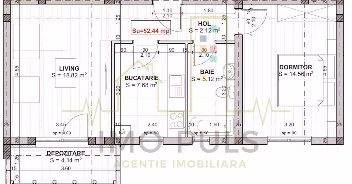 Apartament de vânzare cu 2 camere în zona Braytim, Timișoara