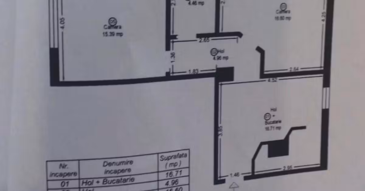 Apartament de vânzare cu 2 camere, mobilat în zona Bucovina, Timișoara