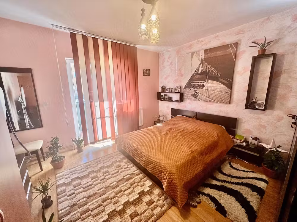 Apartament 2 camere, bucatarie separata, balcon, mobilat si utilat - Selimbar