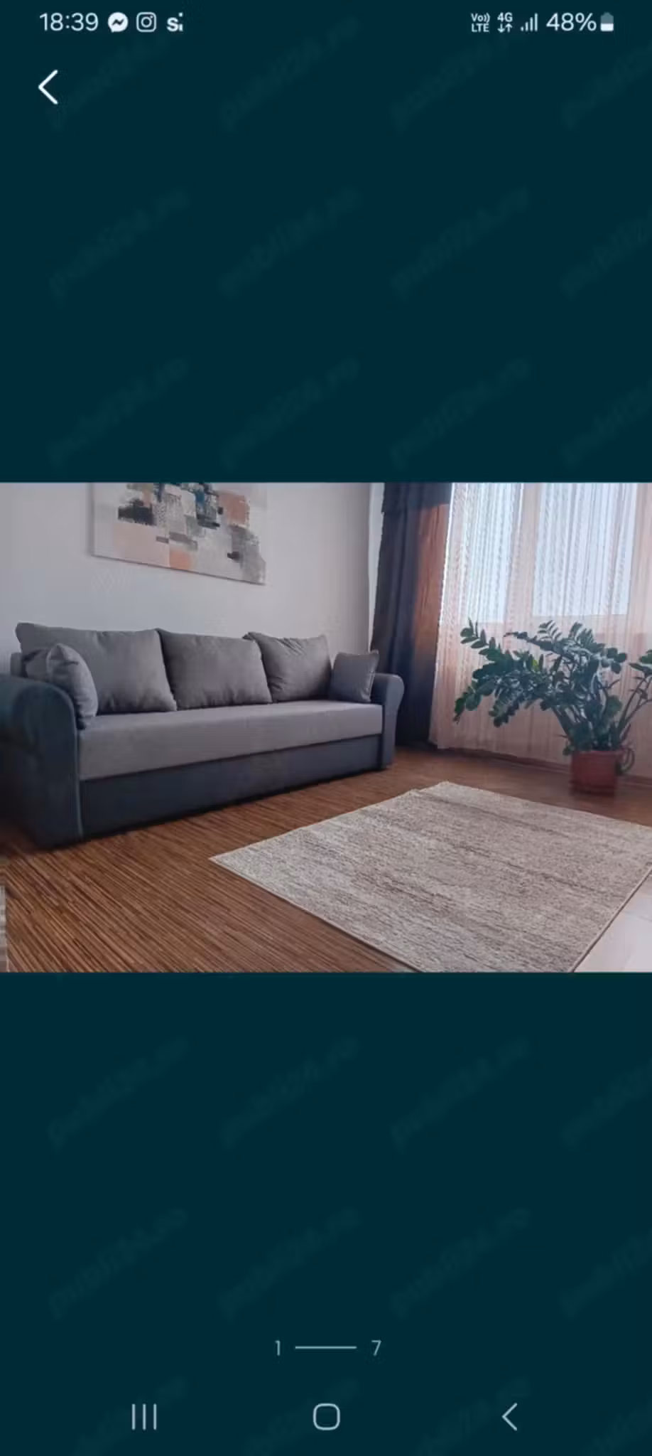 Închiriez apartament cu 2 camere in centru, aproape de piata Ovidiu,Primărie .