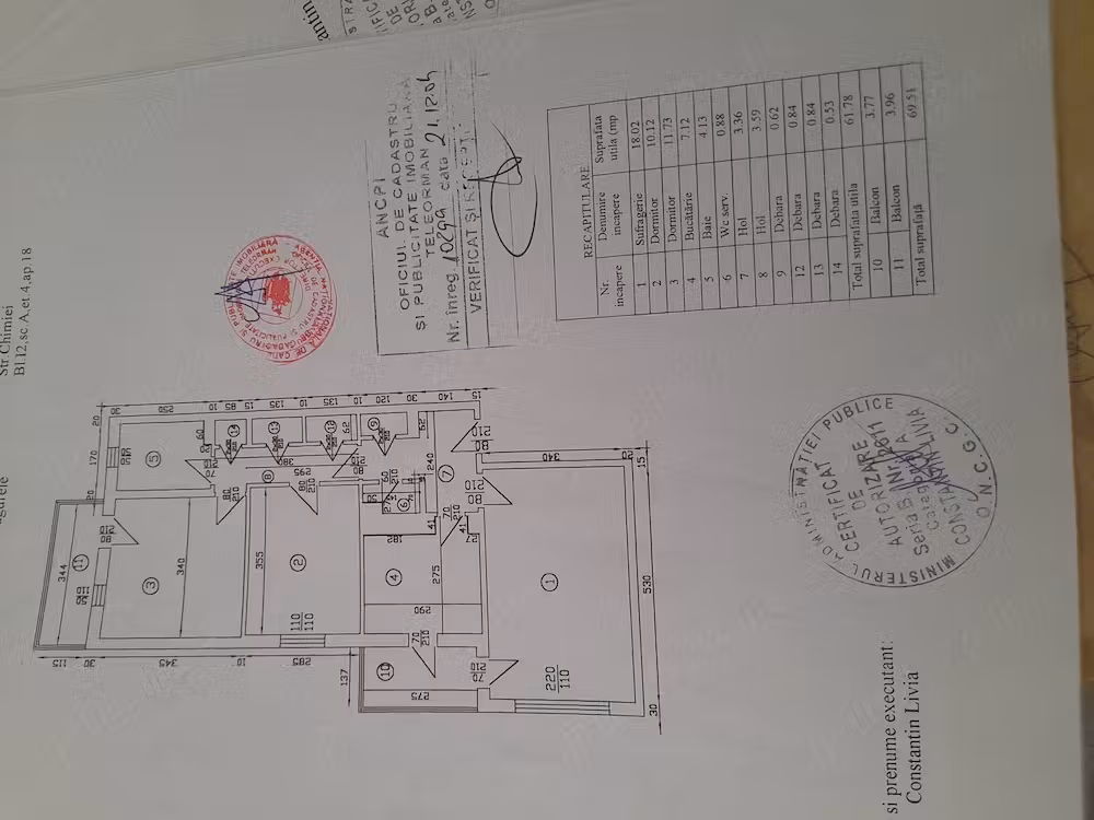Apartament de vânzare.
