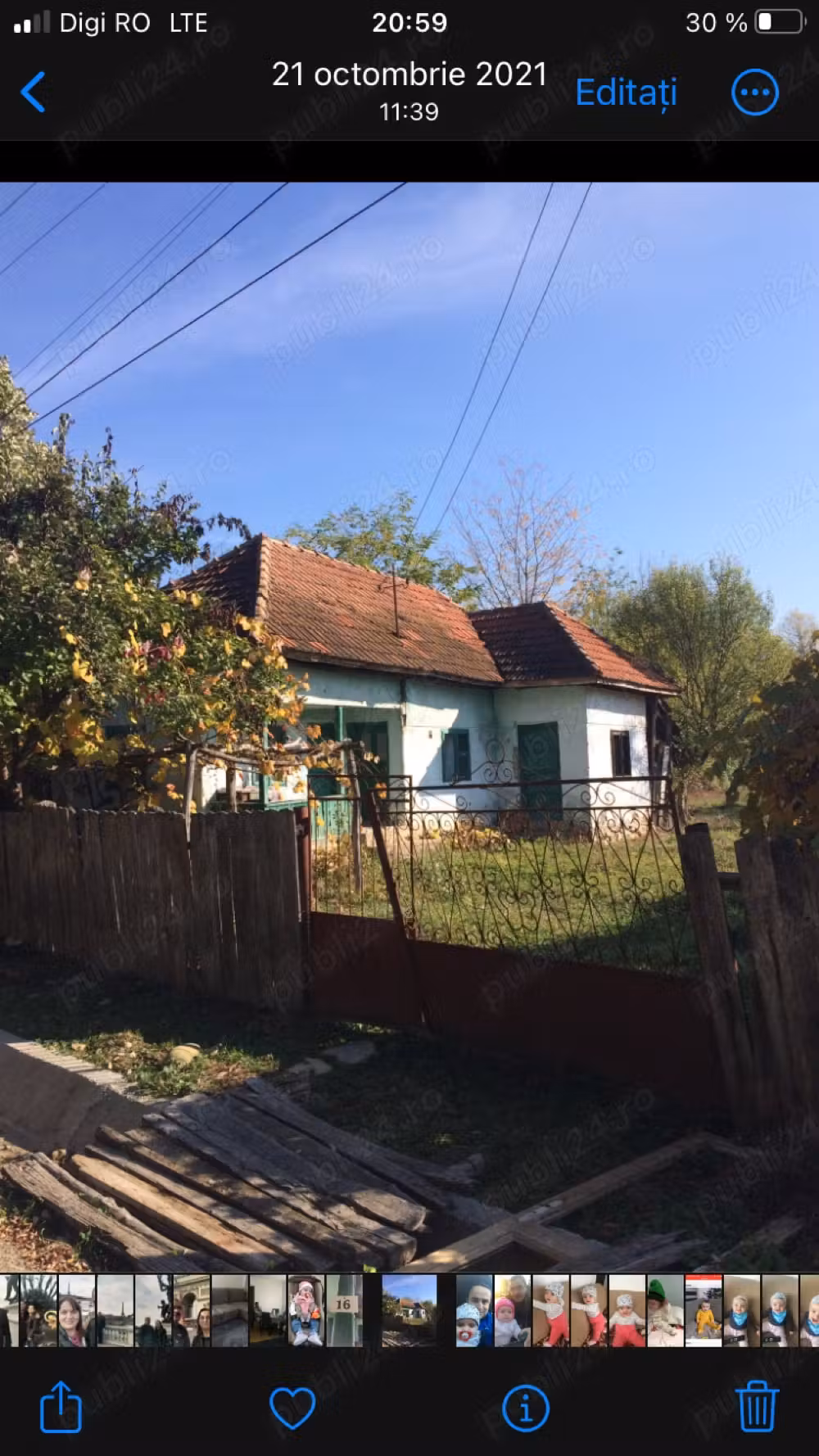 Vannd teren cu casa batraneasca nelocuibila