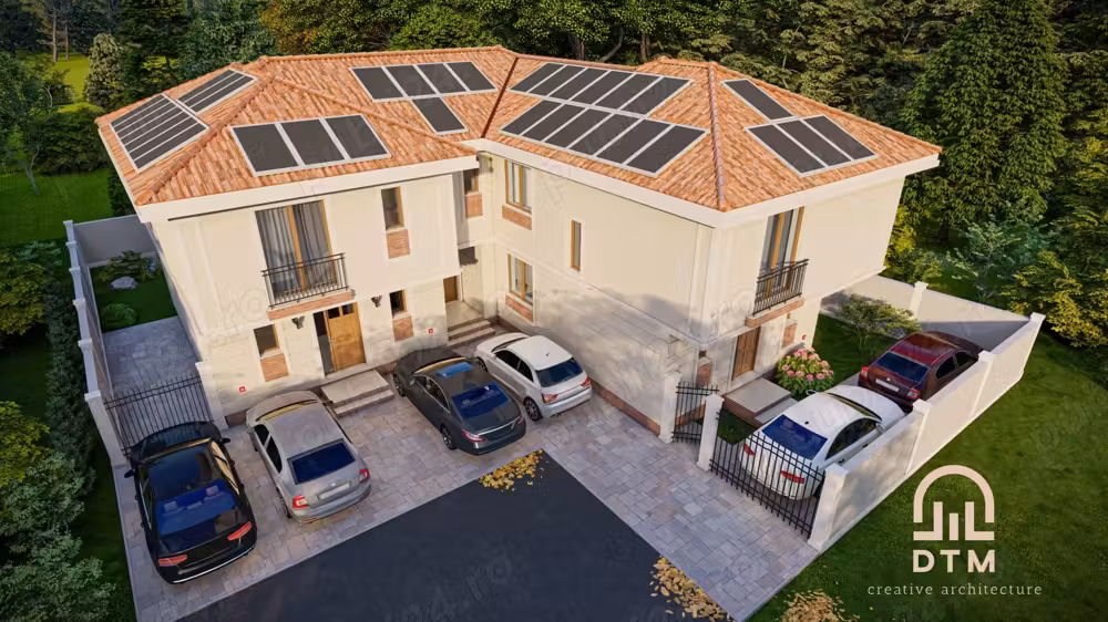 Triplex 4 camere de vânzare din stadiul de proiect GIROC zonă Centrală str. Carpați