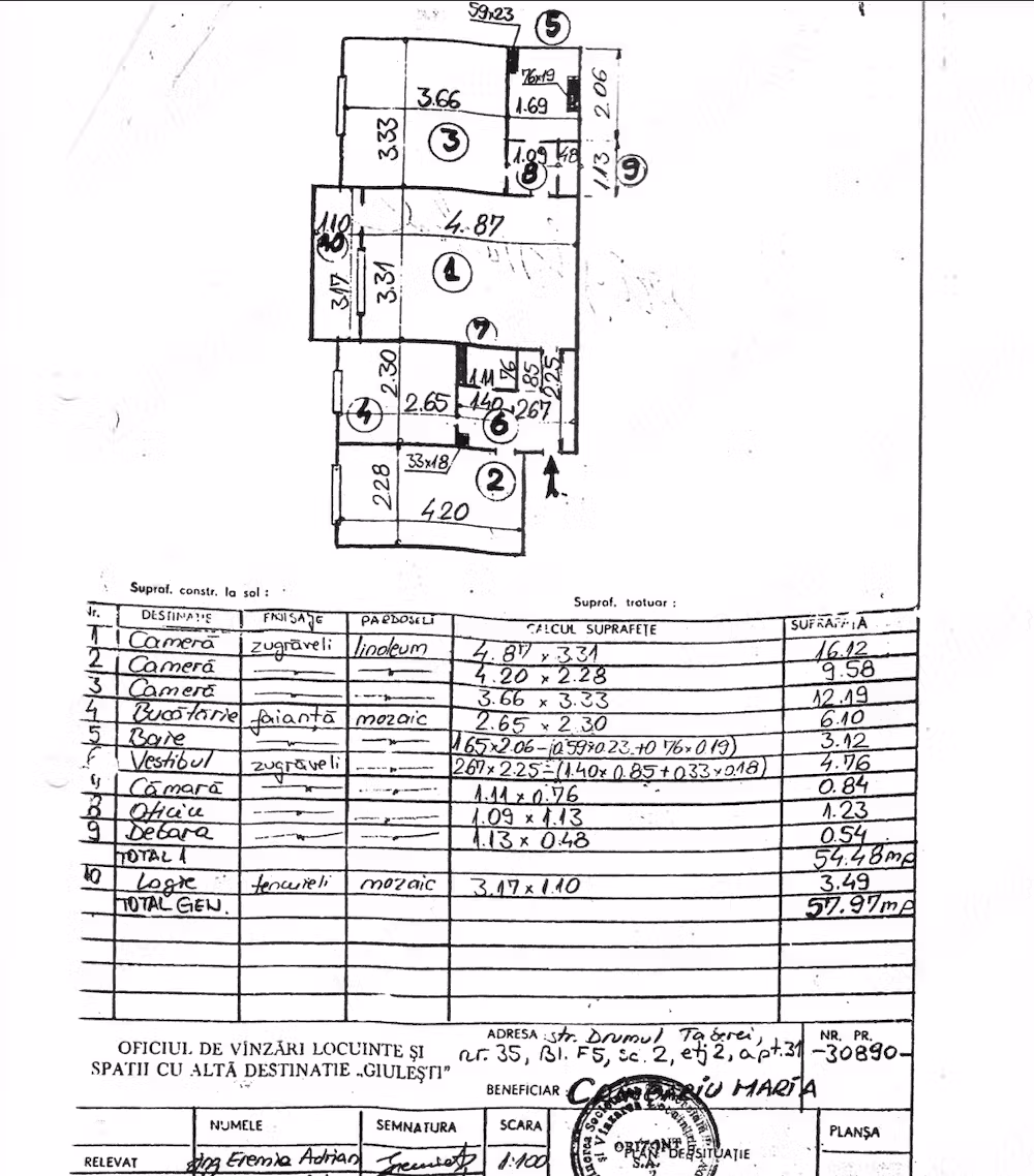 Apartament de vanzare in Drumul Taberei 35 - STATIE METROU TUDOR VLADIMIRESCU