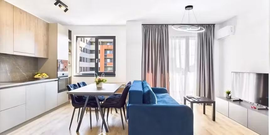 Apartament 2 camere de închiriat, parcare subterană, bloc nou din 2024 Aradului-Torontalului