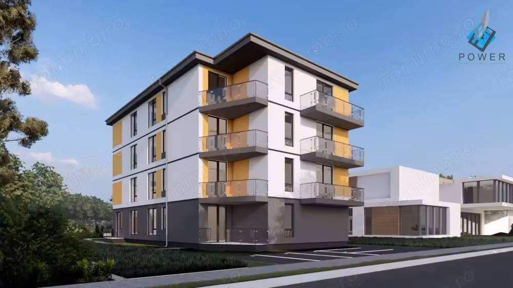 Ap.2 camere - BLOC NOU - Etaj 3 - 49 mp + balcon 7 mp - Bucatarie inchisa - Giroc - 95.000 euro