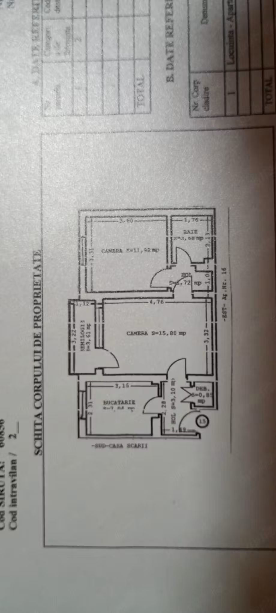 Apartament de vânzare