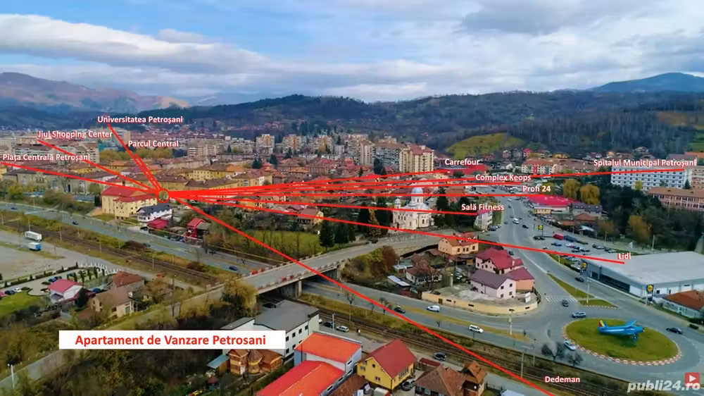 Apartament 2 camere spațios, parter înalt, construcție solidă Petroșani