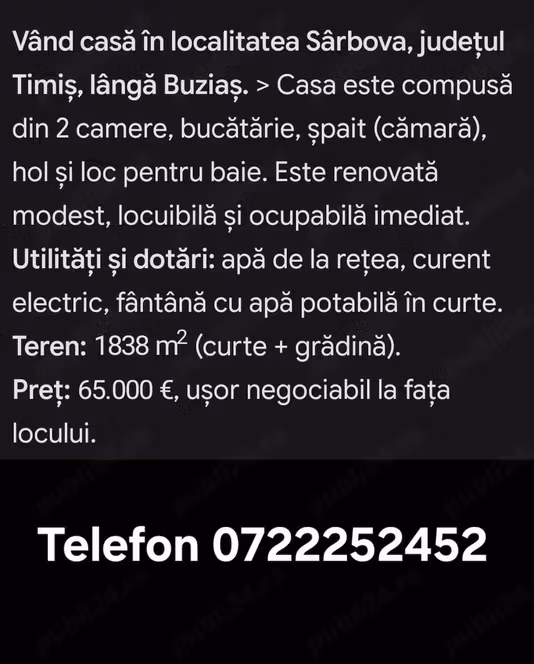 Casă Sarbova