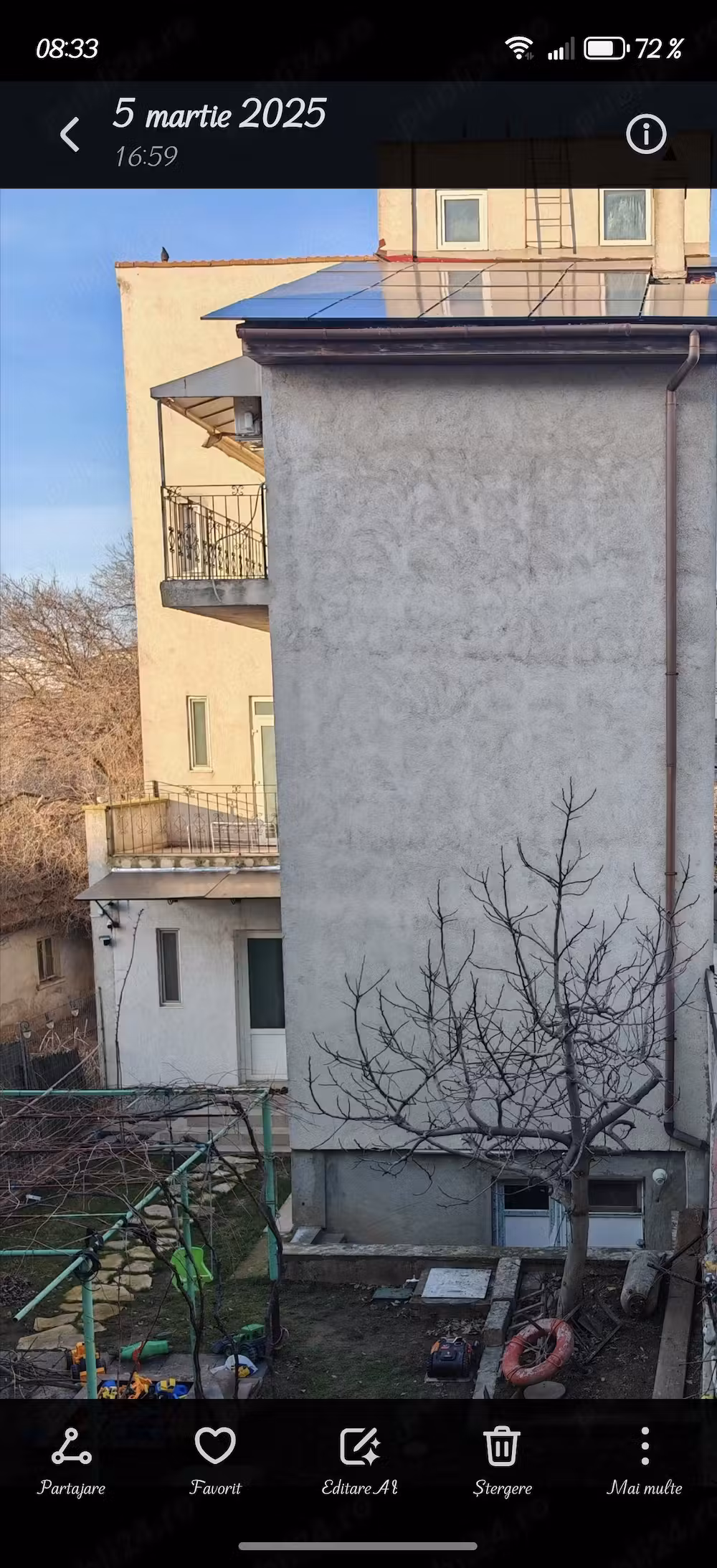 Proprietar   Vilă  S+P+2 în Km 5, Constanța | Structură Ultra-Solidă, Sistem Fotovoltaic 8.5kW
