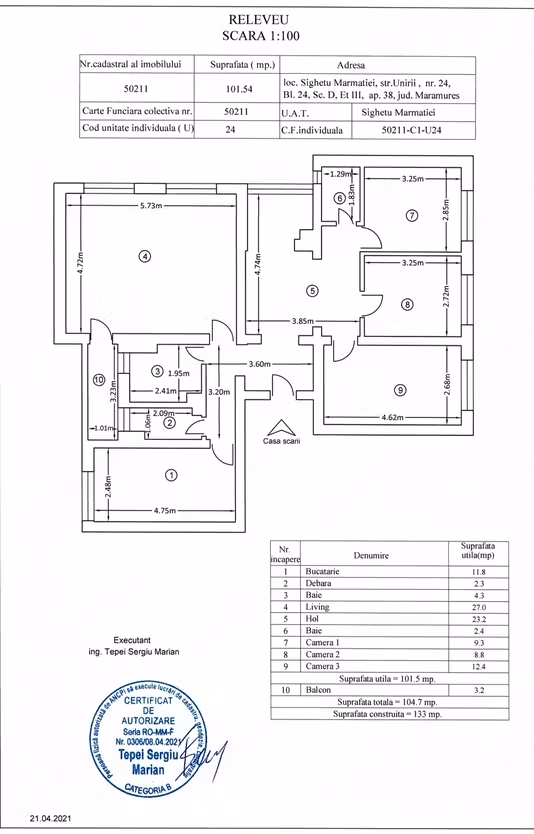 Apartament Unirii