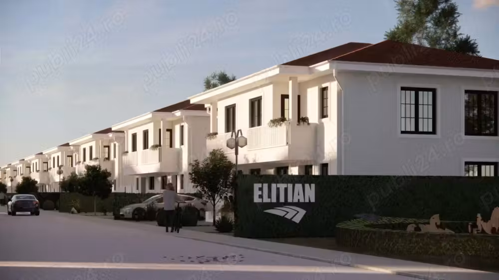 Duplex elegant de vanzare cu 4 camere, curte și loc de parcare design modern