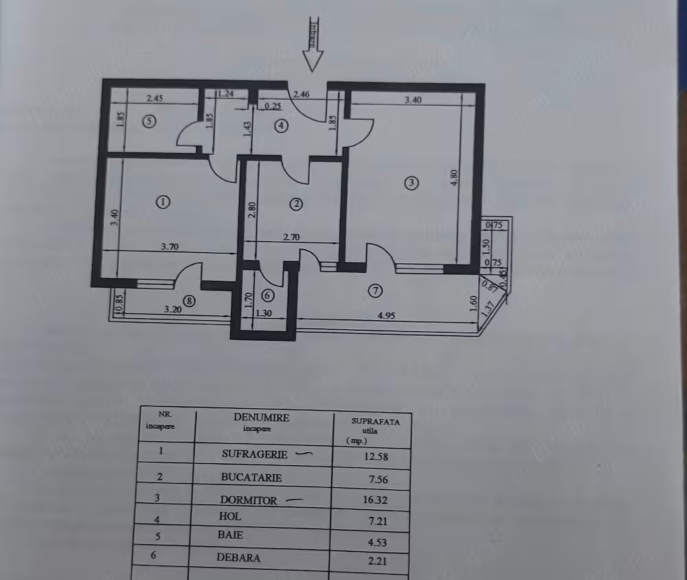 Apartament cu doua camere