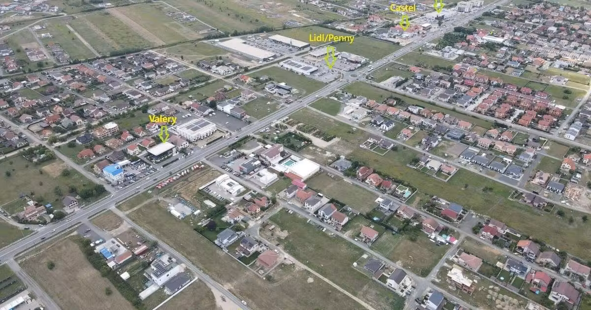 Teren Construcții intravilan de vânzare de 800 mp, în Moșnița Nouă