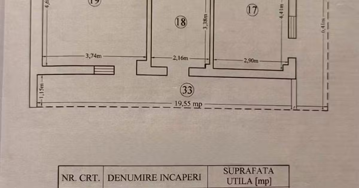 Apartament de vânzare cu 2 camere în zona Cug, Iași