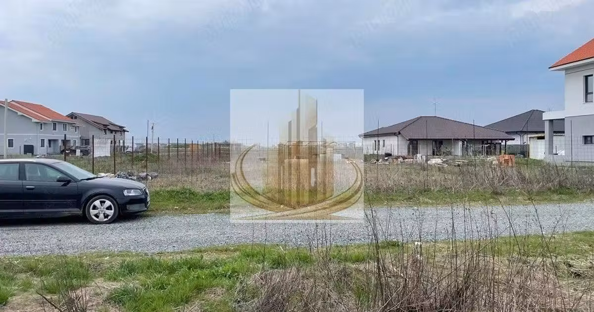 Teren Construcții intravilan de vânzare de 1021 mp, în Săcălaz