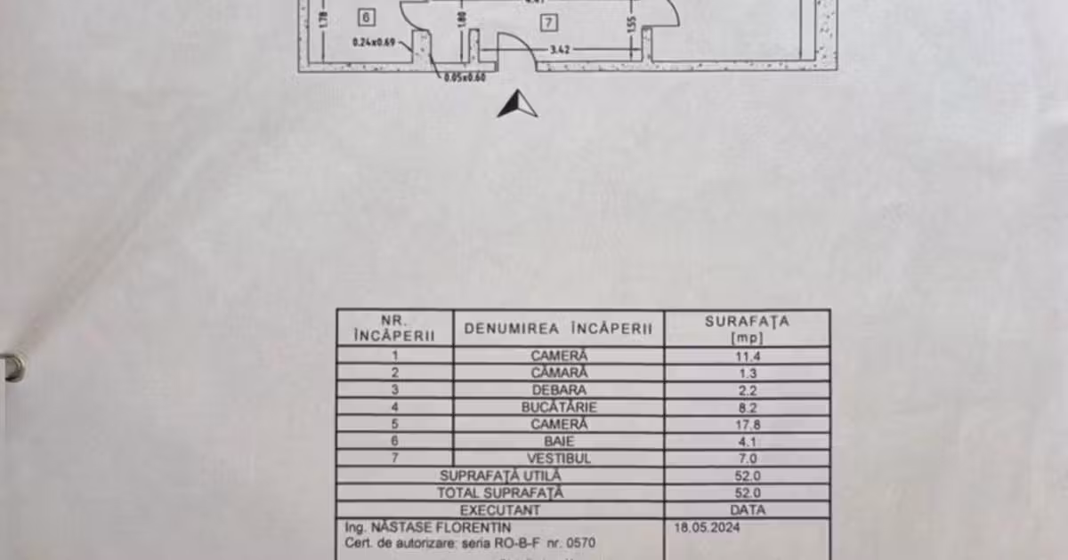 Apartament de vânzare cu 2 camere, mobilat în zona Aviației, Sector 1