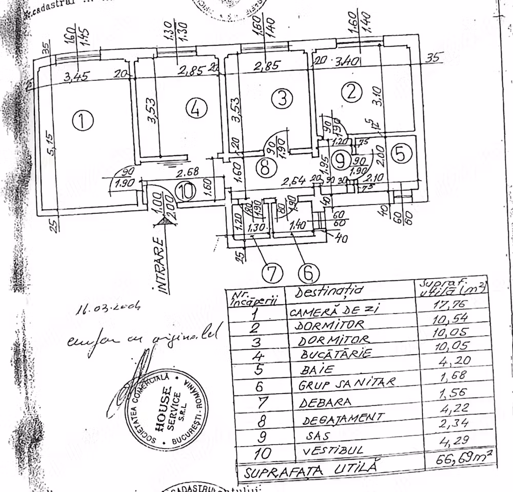 Apartament pretabil firmă