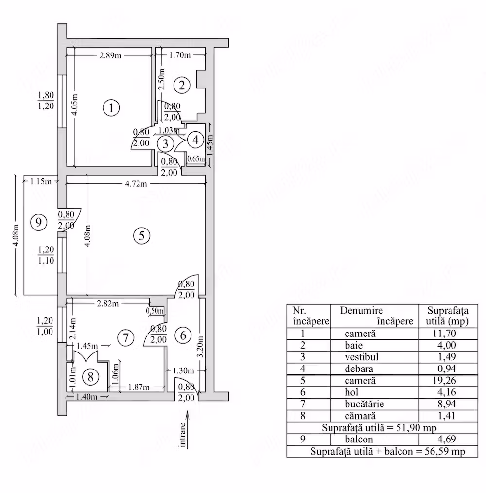 Vand apartament 2 camere Ploiesti 9 mai direct proprietar