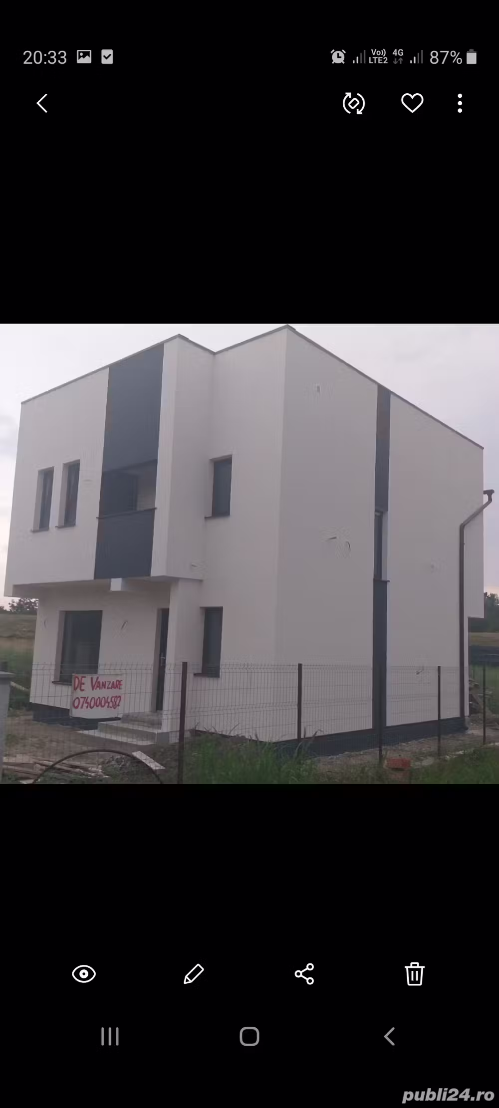 Casa noua cu etaj Bercu Rosu