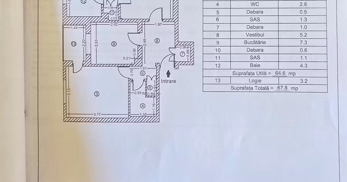 Apartament de vânzare cu 3 camere în zona Sebastian, Sector 5