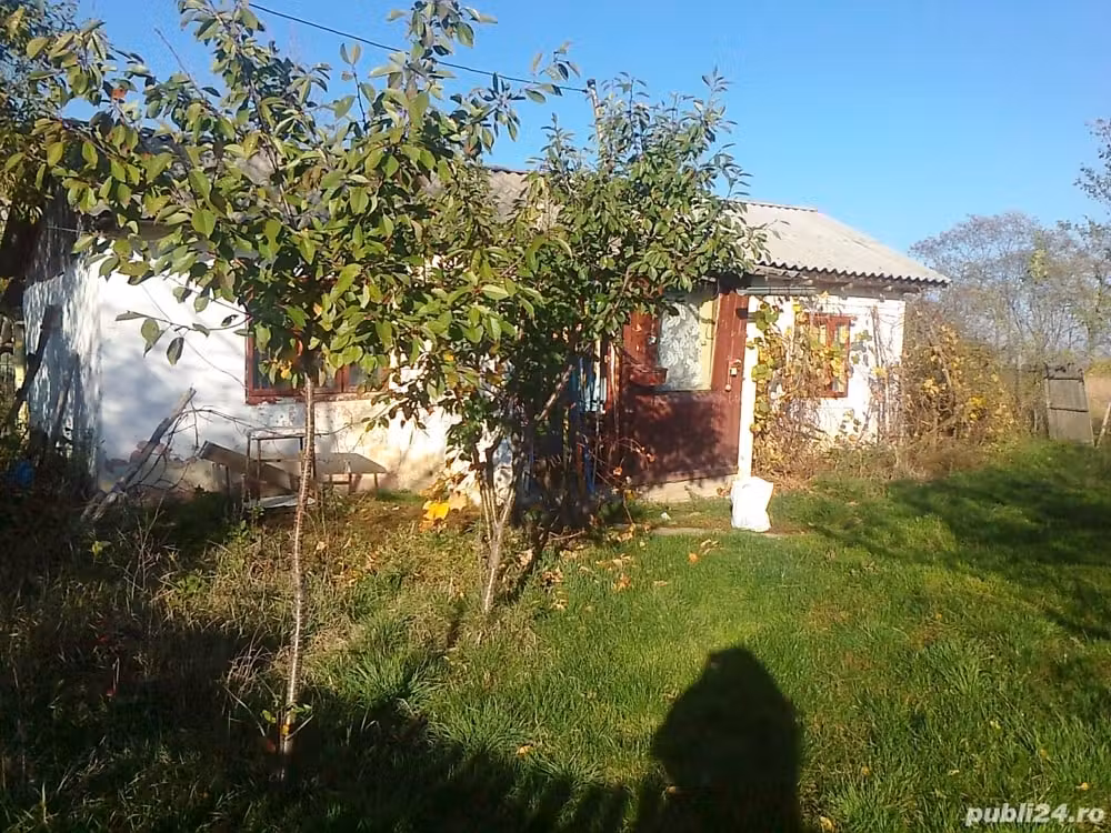 Teren intravilan 2742 m si casa din boltari (1995) in Strambeni