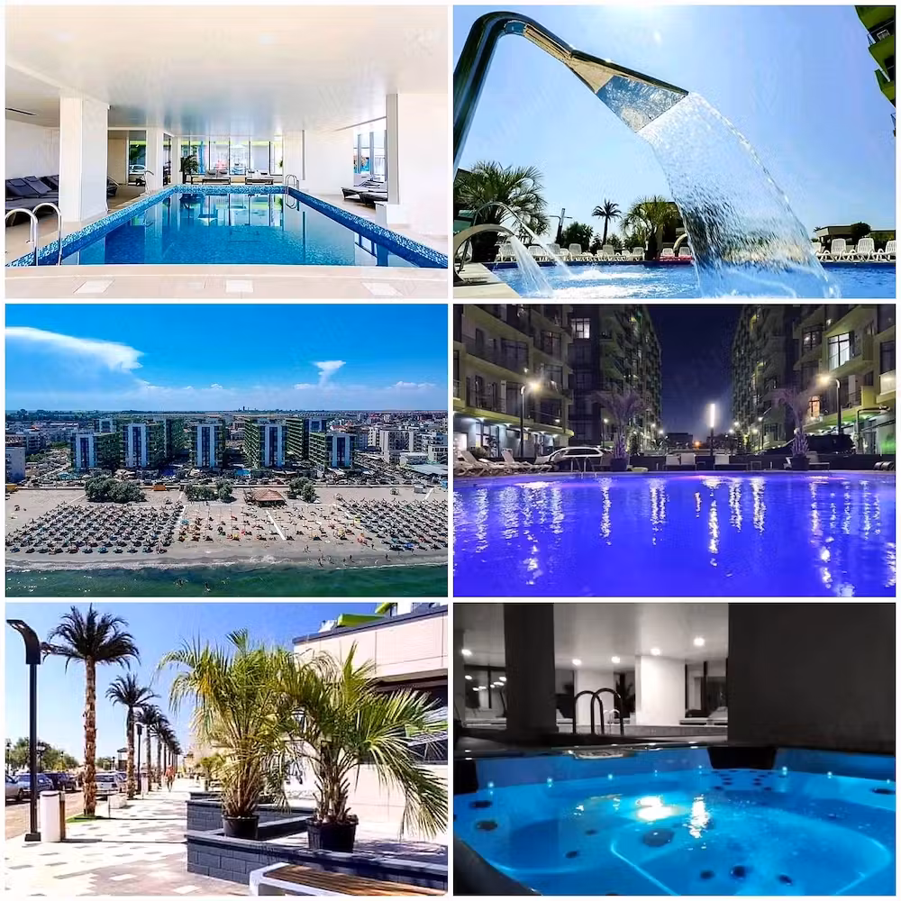 Vând studio cu vedere la mare si parcare privată în complex