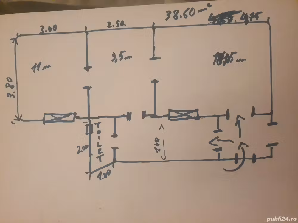 Apartament  Iosefin lângă piata.