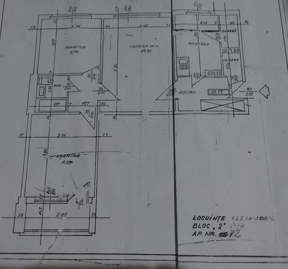 [Proprietar] Apartament 3 camere, Piața Rahovei, etaj 3 4, liber   mutare imediată, boxă