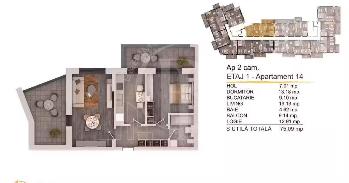 Apartament de vânzare cu 2 camere în zona Theodor Pallady, Sector 3