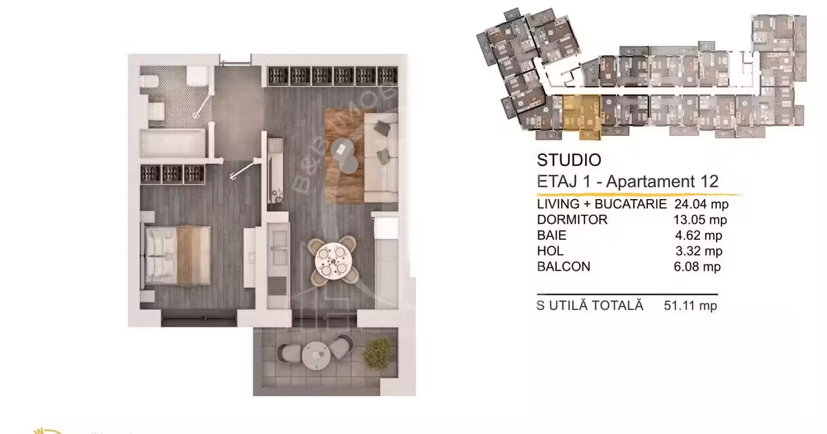 Apartament de vânzare cu 2 camere în zona Theodor Pallady, Sector 3