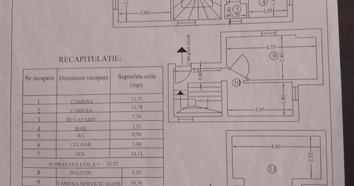 Apartament de vânzare cu 3 camere în zona Titulescu, Sector 1