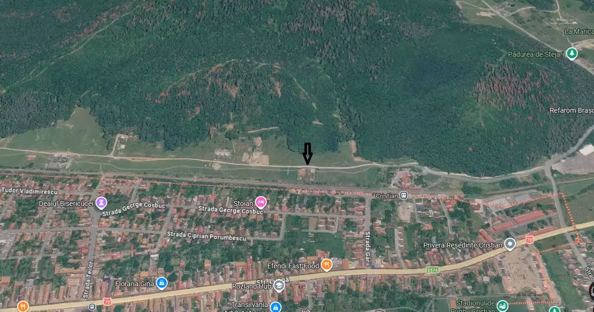 Teren Construcții intravilan de vânzare de 600 mp, în Cristian